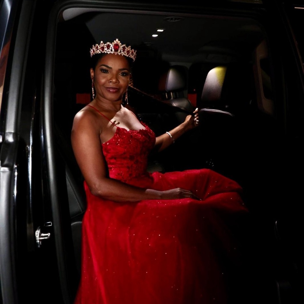 Red Gown from Simone’s